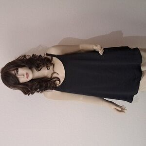 Black Sleeveless Camisole with Strappy Back